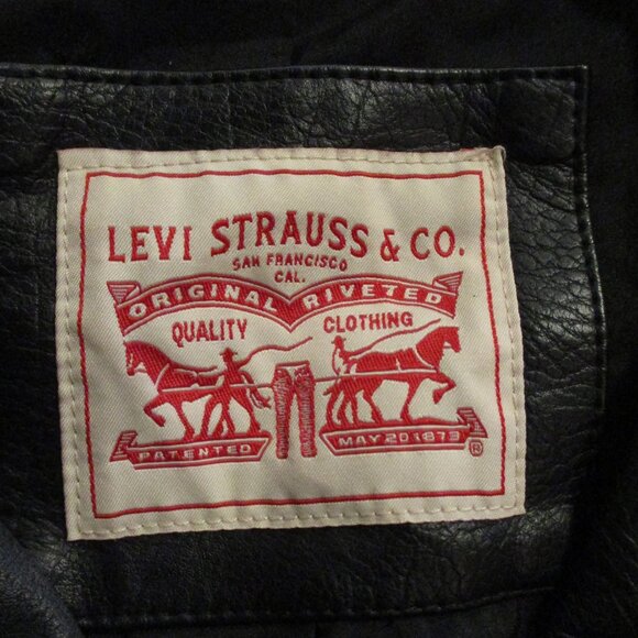 Levi Woman Medium Black Full Zip Pockets Hooded Jacket - Picture 9 of 11